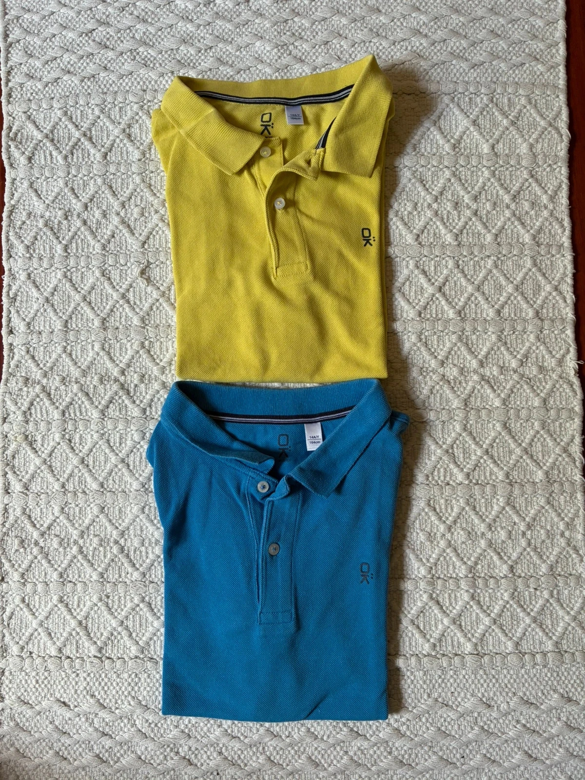 Lot de 2 polos 14 ans (164 cm)